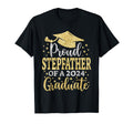 Stepfather Senior 2024 Proud Dad T-Shirt - Fun Novelty Design for Adults - T-Shirt, Sweatshirt, Hoodie