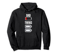 Dad Low Battery Twins Full Charge Funny Hoodie - Novelty Apparel Unisex - T-Shirt, Sweatshirt, Hoodie