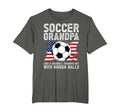 Soccer Grandpa Funny Grandfather Soccer T-Shirt - Streetwear Style Unisex - T-Shirt, Sweatshirt, Hoodie