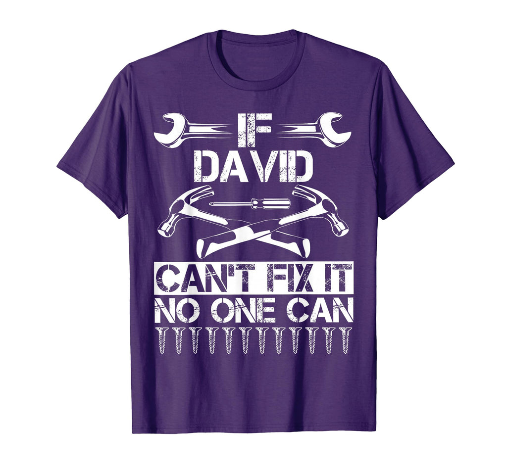 Custom Fathers Day Engineer Name David T-Shirt - Graphic Print Men Women - T-Shirt, Sweatshirt, Hoodie
