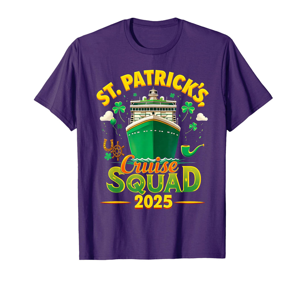 St Patricks Day Cruise Squad T-Shirt - Casual Everyday Wear for Adults - T-Shirt, Sweatshirt, Hoodie