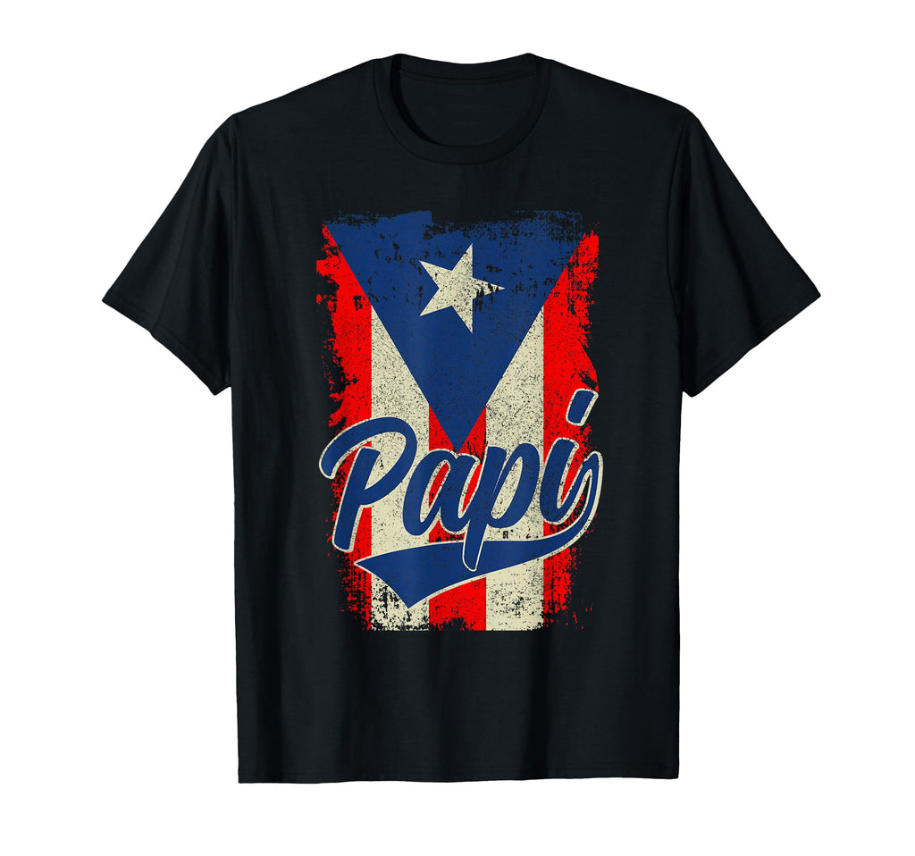 Papi Puerto Rican Dad Puerto Rico T-Shirt - Custom Art Print Men Women - T-Shirt, Sweatshirt, Hoodie