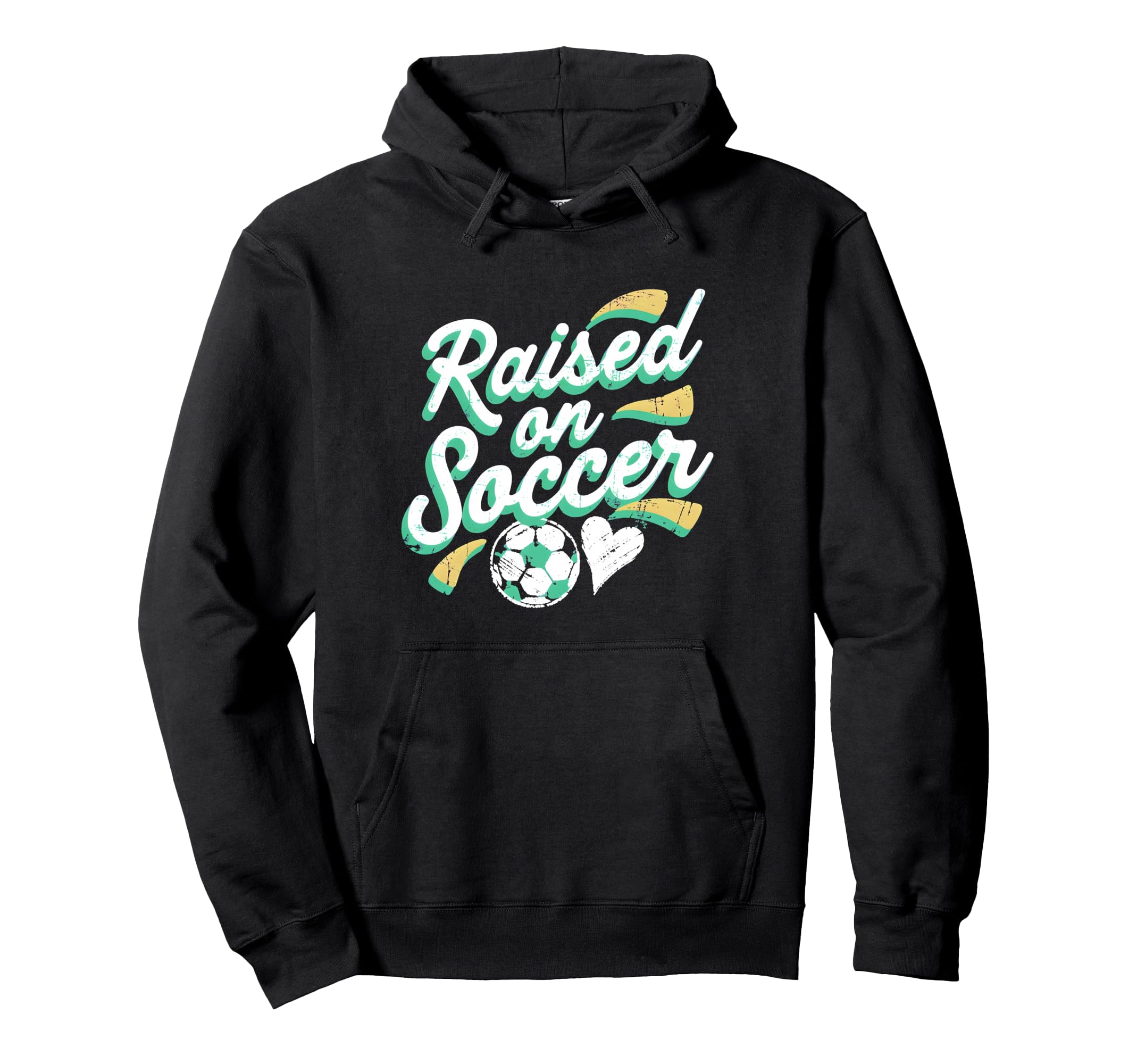 Raised Soccer Mom Family Pride Hoodie - Minimalist Print for Adults - T-Shirt, Sweatshirt, Hoodie