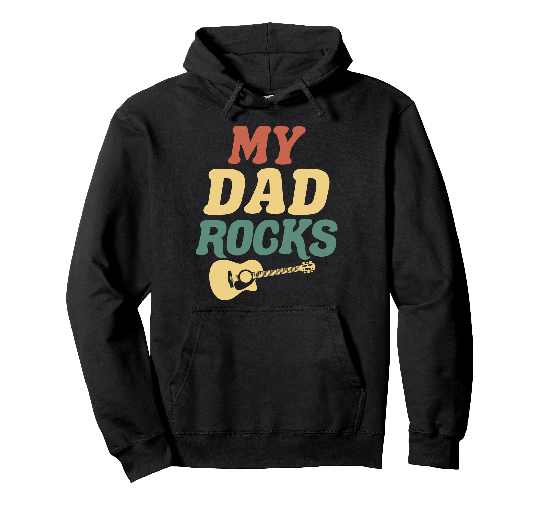 My Dad Rocks Daddy Pa Fathers Day Best Hoodie - Minimalist Print Men Women - T-Shirt, Sweatshirt, Hoodie