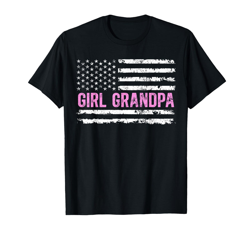 Grandpa Us Flag Grandfather Grandpa T-Shirt - Graphic Print Unisex - T-Shirt, Sweatshirt, Hoodie