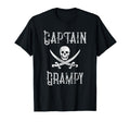 Captain Grampy Personalized Pirate T-Shirt - Minimalist Print Unisex - T-Shirt, Sweatshirt, Hoodie