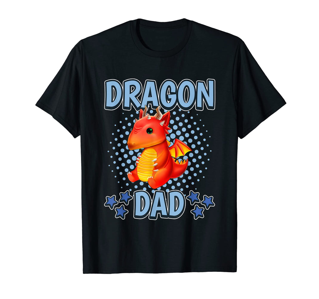 Mens Dragon Dad Daddy Fathers Day T-Shirt - Fun Novelty Design for Adults - T-Shirt, Sweatshirt, Hoodie