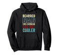 Bearded Dad Like Regular Dad But Cooler Hoodie - Trendy Graphic Unisex - T-Shirt, Sweatshirt, Hoodie