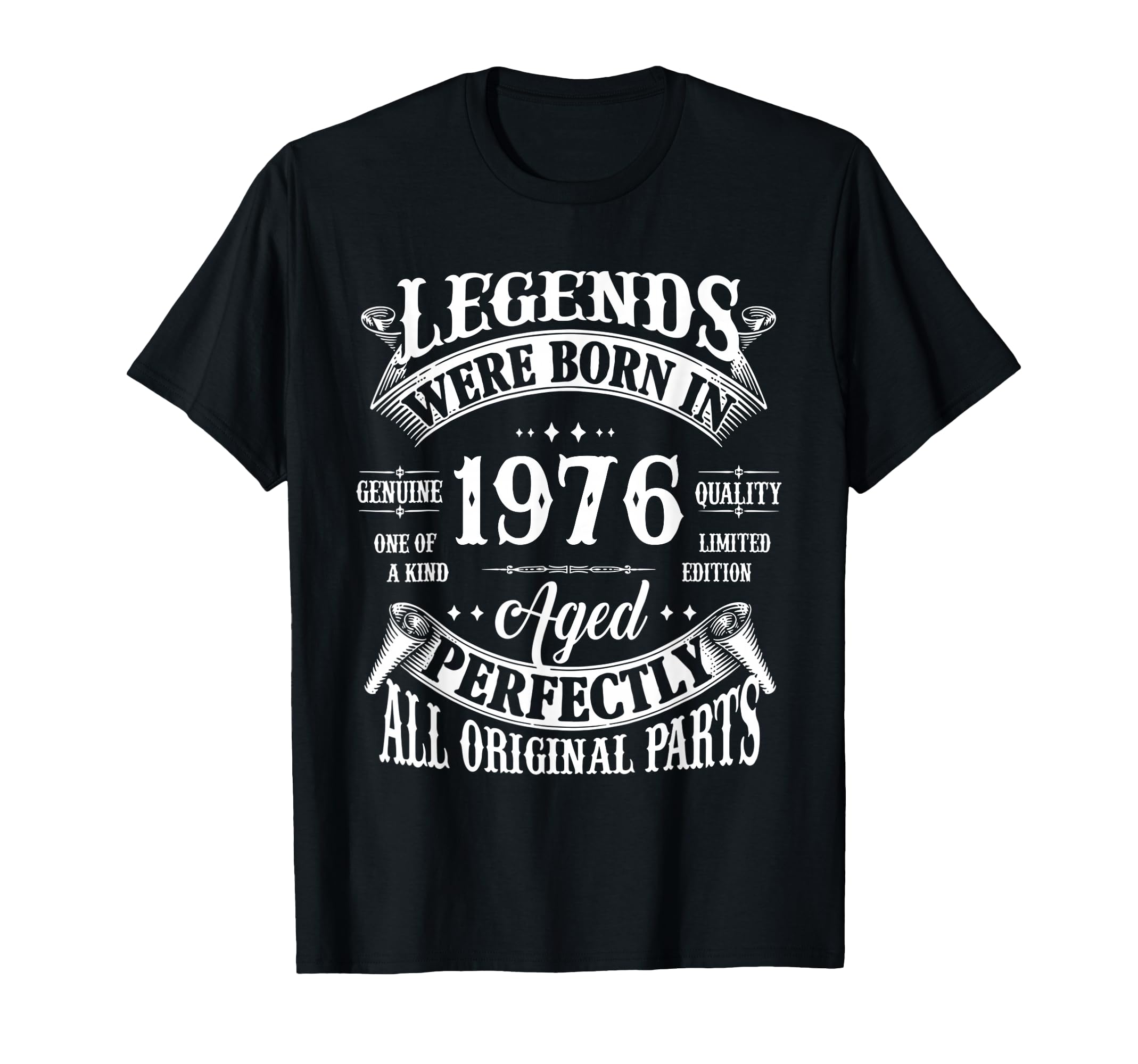 50Th Birthday Born 1976 50 Years Old B T-Shirt - Novelty Apparel Men Women - T-Shirt, Sweatshirt, Hoodie