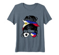 Womens Philippines Mothers Day Soccer T-Shirt - Custom Art Print Men Women - T-Shirt, Sweatshirt, Hoodie