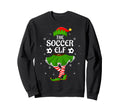 Soccer Elf Family Elf Squad Sweatshirt - Custom Art Print Men Women - T-Shirt, Sweatshirt, Hoodie