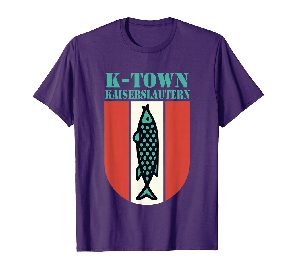 K Town Kaiserslautern Germany Fish T-Shirt - Novelty Apparel for Adults - T-Shirt, Sweatshirt, Hoodie