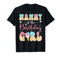 Nanny Birthday Sweet Ice Cream Drip T-Shirt - Trendy Graphic for Adults - T-Shirt, Sweatshirt, Hoodie