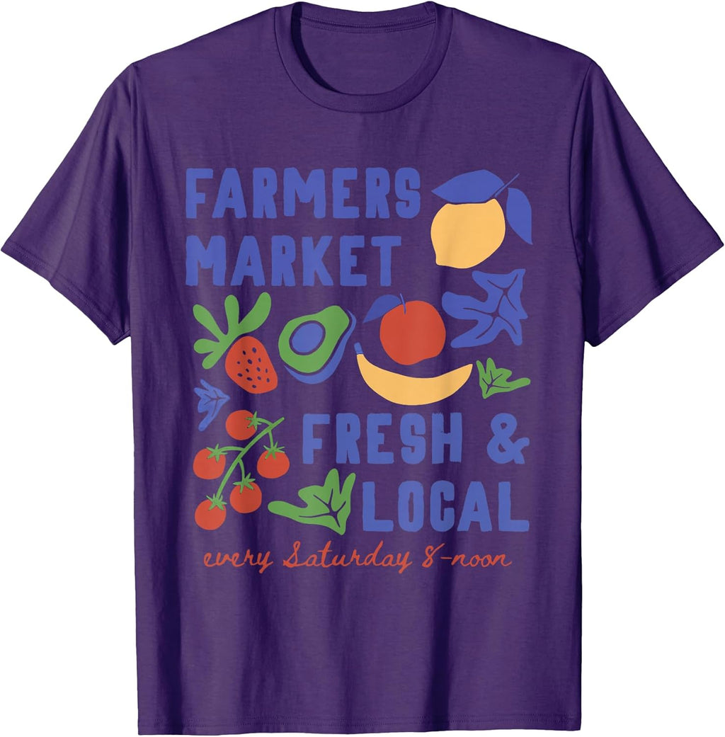 Farmers Market Fruit Aesthetic Foodie Tomato Girl - Adult & Kids T-Shirts, Sweatshirts & Hoodies apparel design preview 1