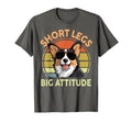 Funny Corgi Short Legs Big Attitude T-Shirt - Minimalist Print for Adults - T-Shirt, Sweatshirt, Hoodie