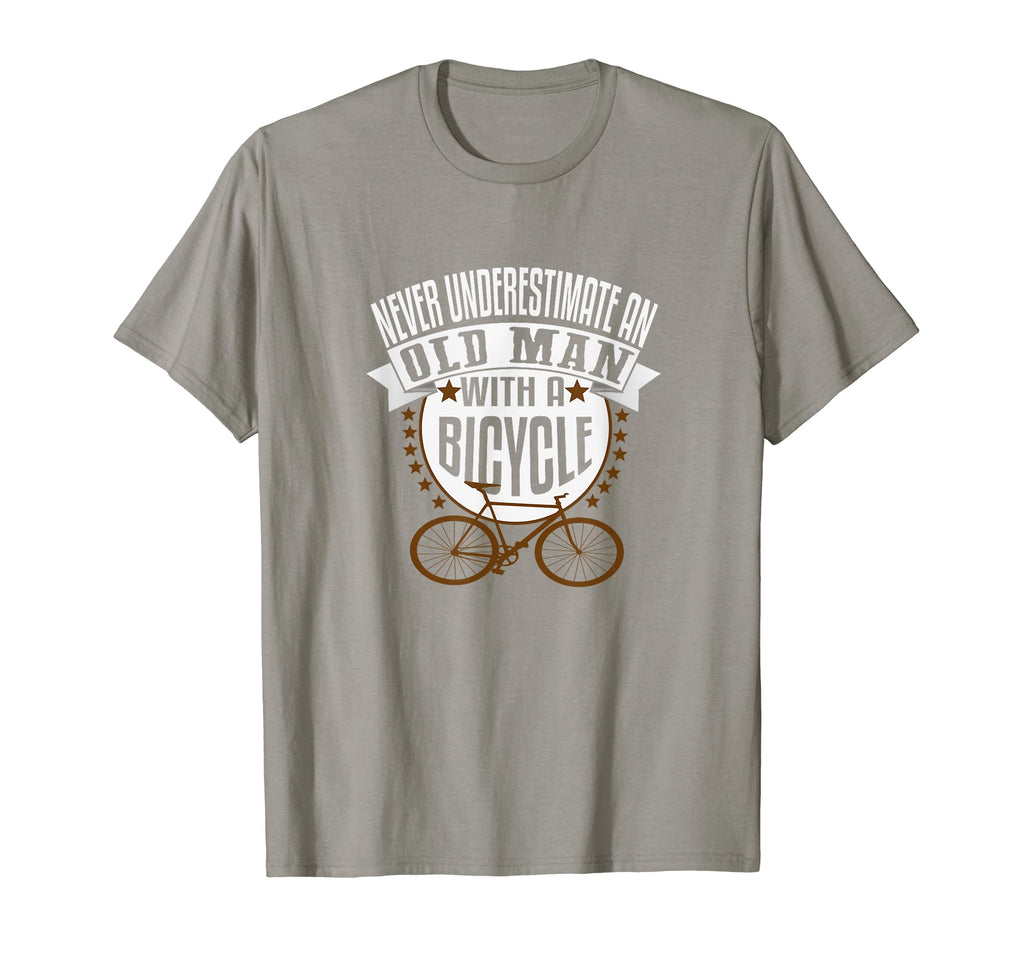 Old Bicycle Grandpa Dad Cycle T-Shirt - Fun Novelty Design Men Women - T-Shirt, Sweatshirt, Hoodie