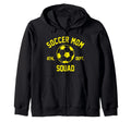 Soccer Mom Squad Gifts Hoodie - Minimalist Print for Adults - T-Shirt, Sweatshirt, Hoodie