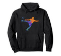 Soccer Athlete Sports Drawing Hoodie - Graphic Print for Adults - T-Shirt, Sweatshirt, Hoodie
