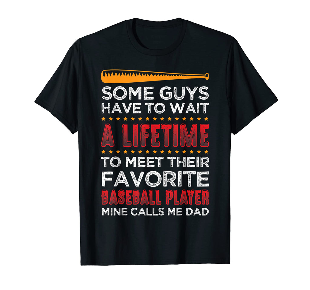 My Favorite Baseball Player Calls Me Dad T-Shirt - Minimalist Print Unisex - T-Shirt, Sweatshirt, Hoodie