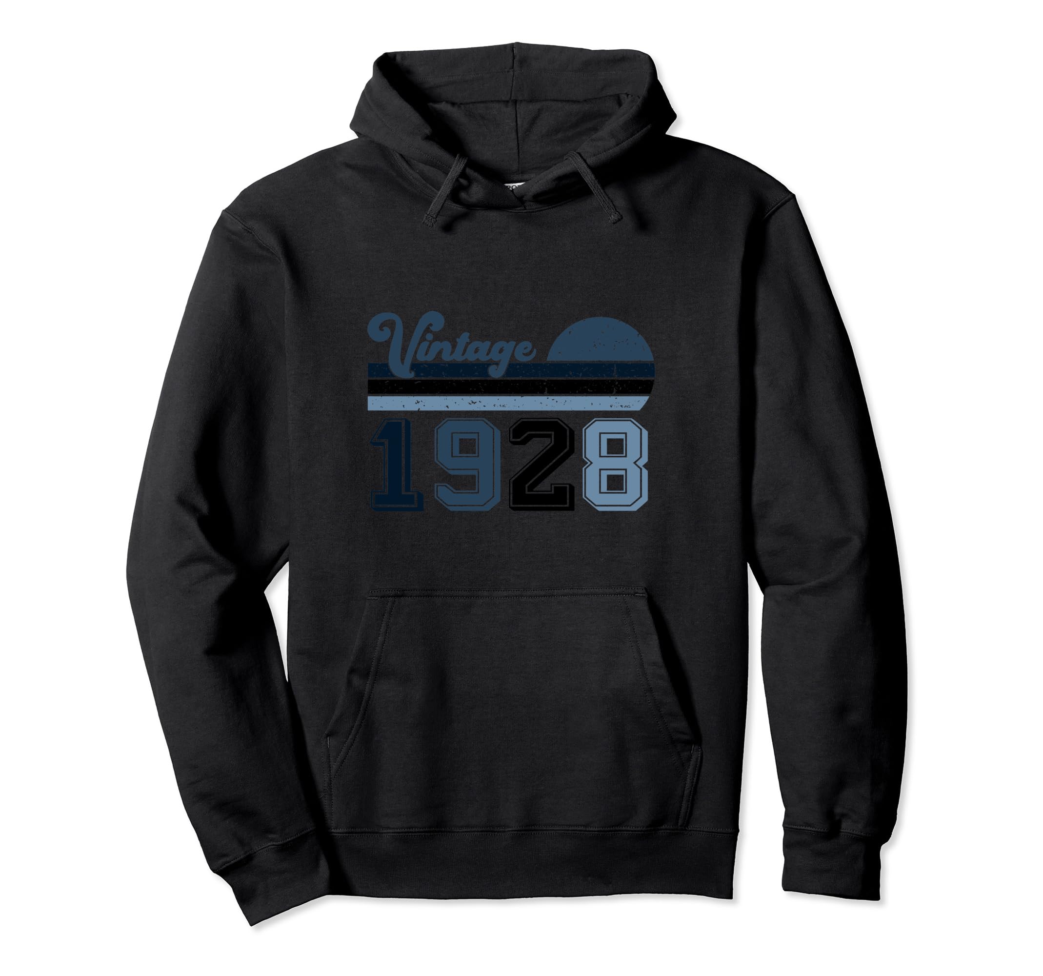 Year 1928 Gift Birthday Mom Dad Hoodie - Aesthetic Graphic for Adults - T-Shirt, Sweatshirt, Hoodie