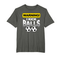 Ich Kicke Balls Striker Football T-Shirt - Aesthetic Graphic Unisex - T-Shirt, Sweatshirt, Hoodie