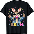 Bruh Meme Easter Day Funny Bunny Eggs Teens Boys Kids - Adult & Kids T-Shirts, Sweatshirts & Hoodies apparel design preview 1