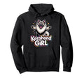 Womens Keeshond Cartoon Dutch Canine Pup Hoodie - Trendy Graphic Unisex - T-Shirt, Sweatshirt, Hoodie