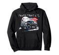 Powerstroke Patriotic Truck American Hoodie - Fun Novelty Design Unisex - T-Shirt, Sweatshirt, Hoodie