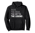 Dad Myth Legend Fathers Day Hoodie - Trendy Graphic for Adults - T-Shirt, Sweatshirt, Hoodie