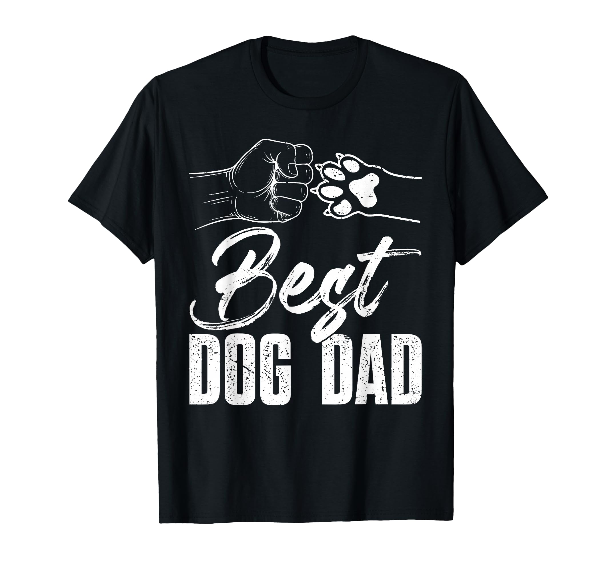 Best Dog Dad Family Matching Funny T-Shirt - Minimalist Print for Adults - T-Shirt, Sweatshirt, Hoodie