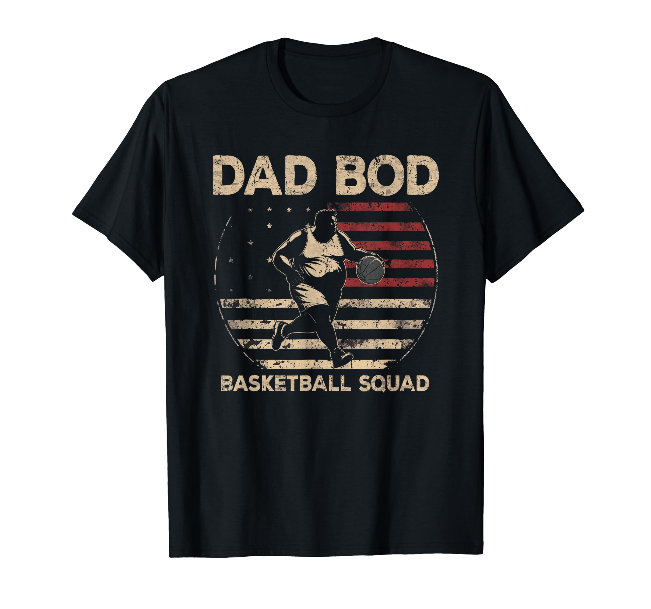 Dad Bod Basketball Squad Basketball T-Shirt - Aesthetic Graphic for Adults - T-Shirt, Sweatshirt, Hoodie