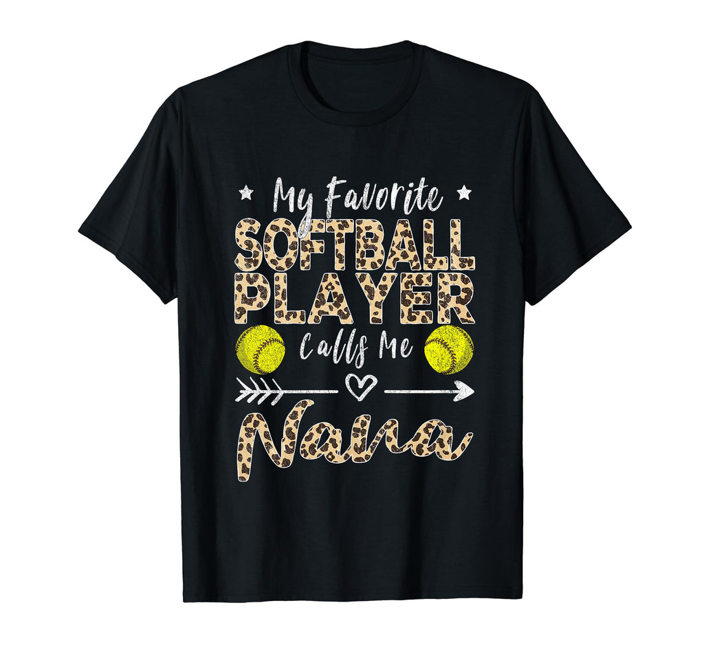 My Favorite Softball Player Calls Me T-Shirt - Minimalist Print Unisex - T-Shirt, Sweatshirt, Hoodie