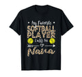 My Favorite Softball Player Calls Me T-Shirt - Minimalist Print Unisex - T-Shirt, Sweatshirt, Hoodie