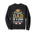 Proud Father 2026 Graduate Class Sweatshirt - Fun Novelty Design Men Women - T-Shirt, Sweatshirt, Hoodie