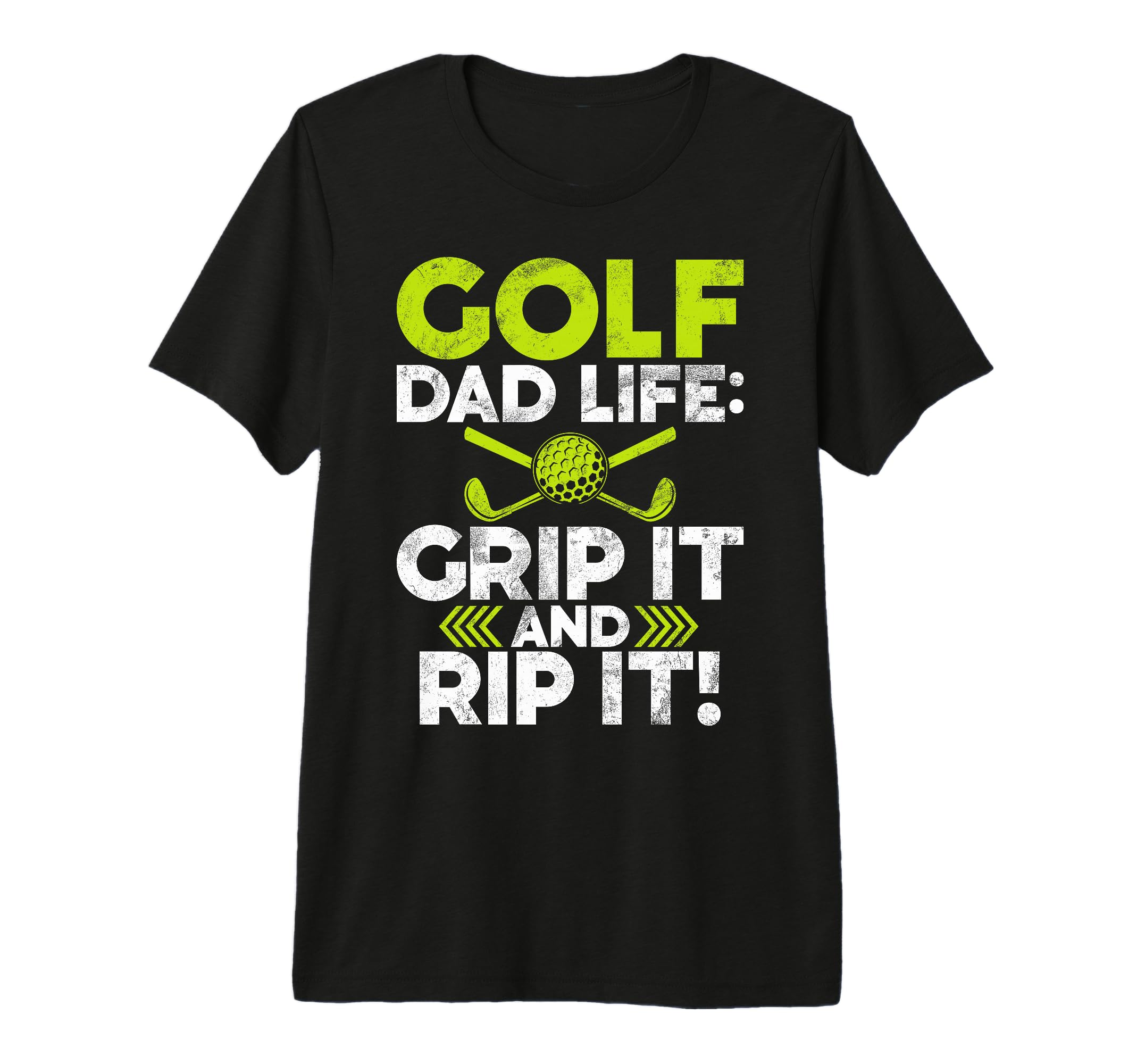 Grip It And Rip It Golf Dad Tri T-Shirt - Aesthetic Graphic for Adults - T-Shirt, Sweatshirt, Hoodie