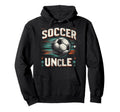 Soccer Uncle Football Lover Gifts Hoodie - Minimalist Print for Adults - T-Shirt, Sweatshirt, Hoodie