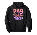 Dad Birthday Butterfly Party Matching Hoodie - Custom Art Print Men Women - T-Shirt, Sweatshirt, Hoodie