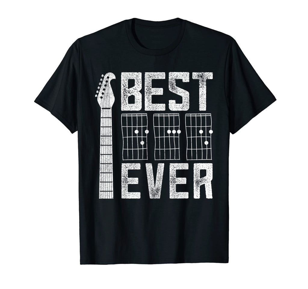Best Dad Guitar Music Musician Fathers T-Shirt - Trendy Graphic for Adults - T-Shirt, Sweatshirt, Hoodie