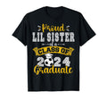Proud Lil Sister Class 2024 Graduate T-Shirt - Aesthetic Graphic Unisex - T-Shirt, Sweatshirt, Hoodie