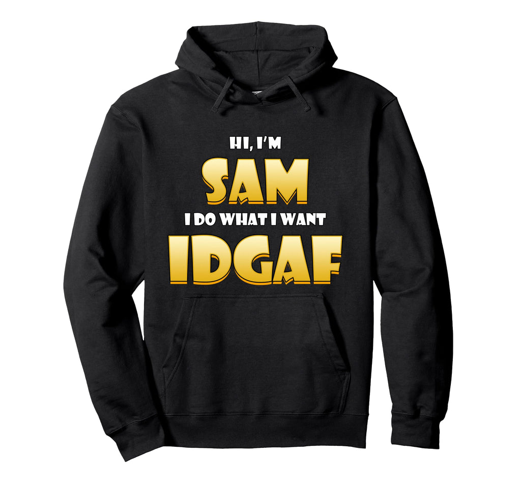 Sam Costume Idgaf Meme Hoodie - Casual Everyday Wear for Adults - T-Shirt, Sweatshirt, Hoodie