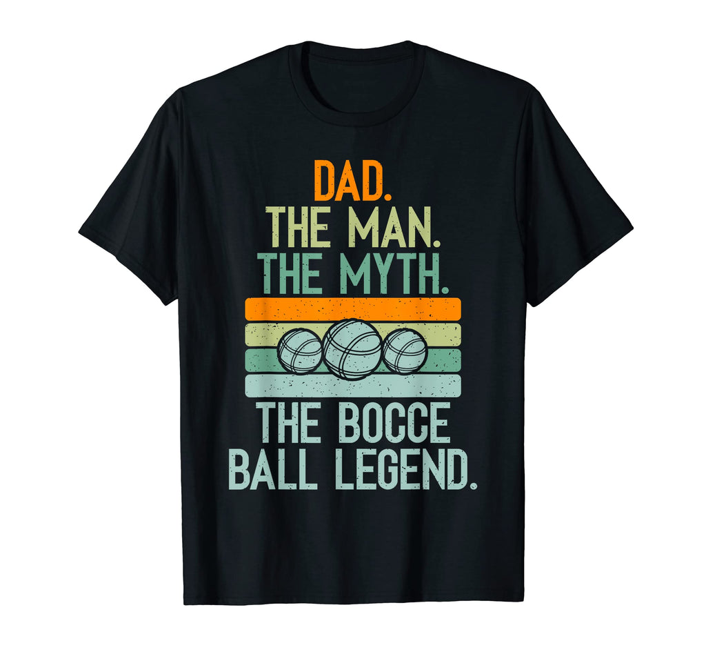 Dad Myth Bocce Ball Legend Bocce Ball T-Shirt - Minimalist Print Men Women - T-Shirt, Sweatshirt, Hoodie