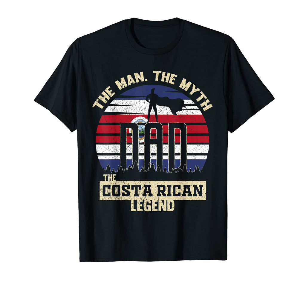 Myth Costa Rican Legend Dad T-Shirt - Unique Graphic for Adults - T-Shirt, Sweatshirt, Hoodie
