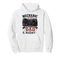 Mechanic Day Worlds Best Dad Night Hoodie - Unique Graphic for Adults - T-Shirt, Sweatshirt, Hoodie
