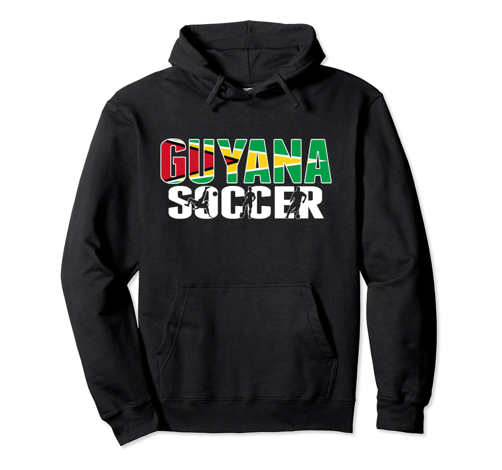 Guyana Soccer Fans Jersey Proud Hoodie - Minimalist Print Men Women - T-Shirt, Sweatshirt, Hoodie