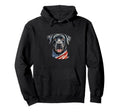 Great Dane Us Flag Bandana Gentle Giant Hoodie - Unique Graphic for Adults - T-Shirt, Sweatshirt, Hoodie