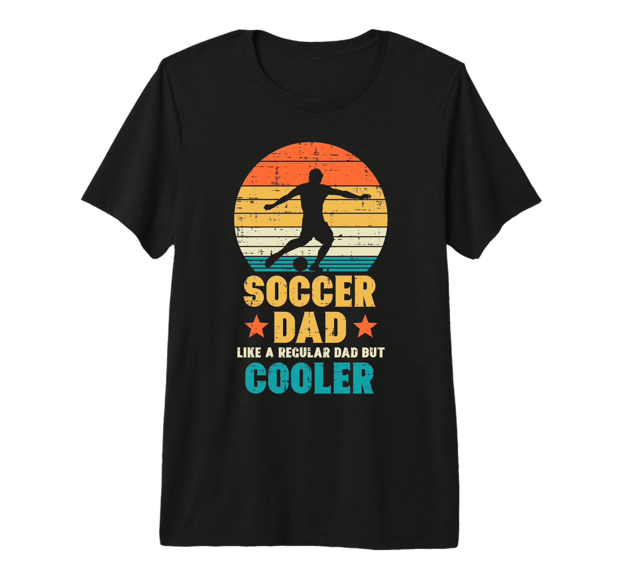 Soccer Dad Cooler Sunset Football T-Shirt - Trendy Graphic for Adults - T-Shirt, Sweatshirt, Hoodie