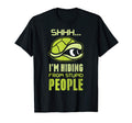 Im Hiding From Stupid People Happy T-Shirt - Aesthetic Graphic Unisex - T-Shirt, Sweatshirt, Hoodie