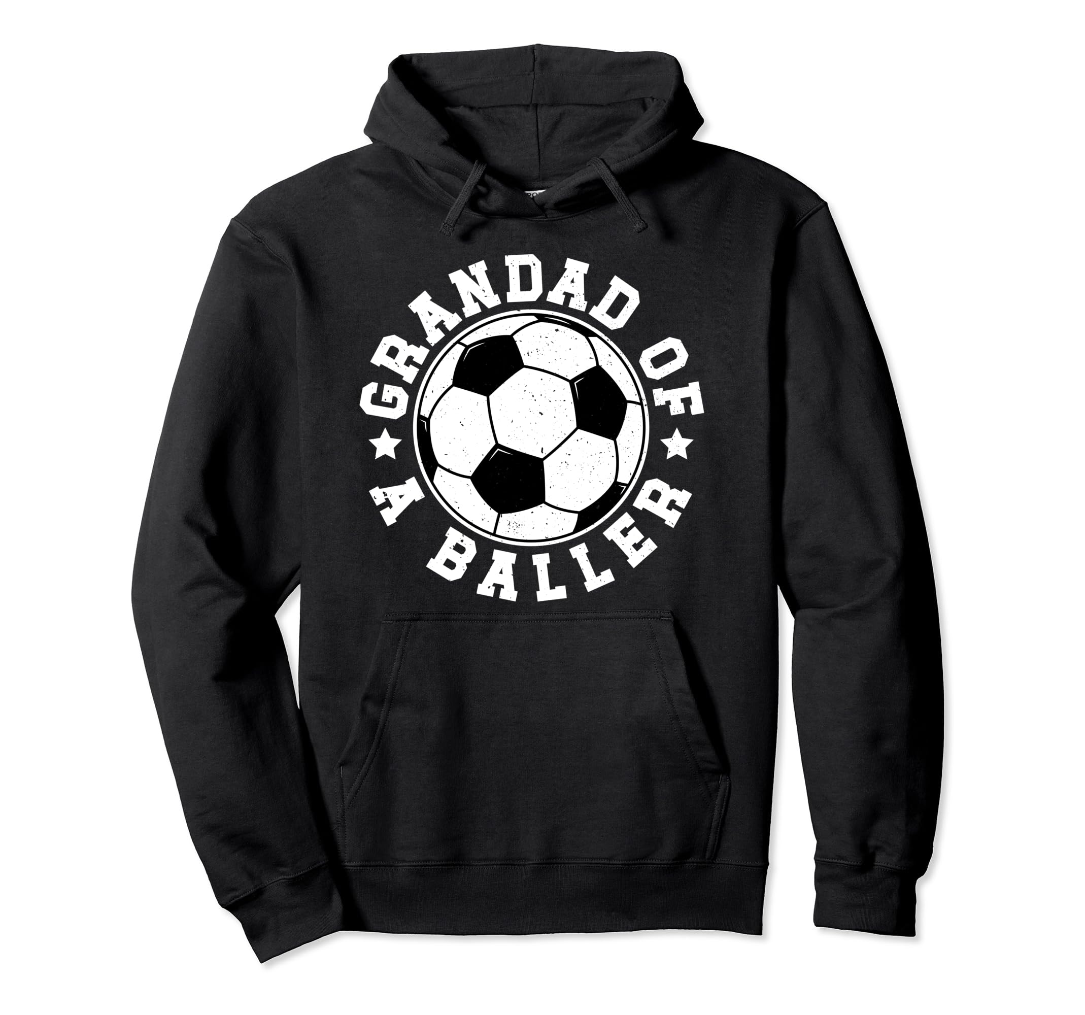Grandad Baller Soccer Grandad Soccer Hoodie - Minimalist Print Unisex - T-Shirt, Sweatshirt, Hoodie