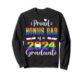 Proud Bonus Dad 2024 Graduate Class Sweatshirt - Minimalist Print Unisex - T-Shirt, Sweatshirt, Hoodie