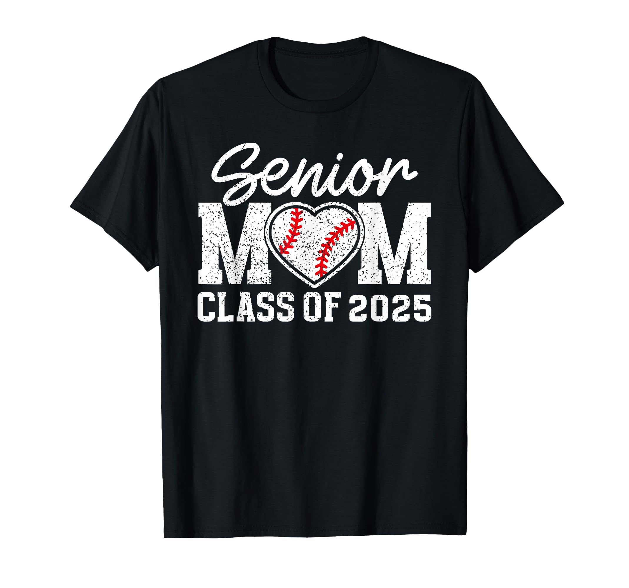 Baseball Senior Mom Class 2025 Proud T-Shirt - Novelty Apparel for Adults - T-Shirt, Sweatshirt, Hoodie